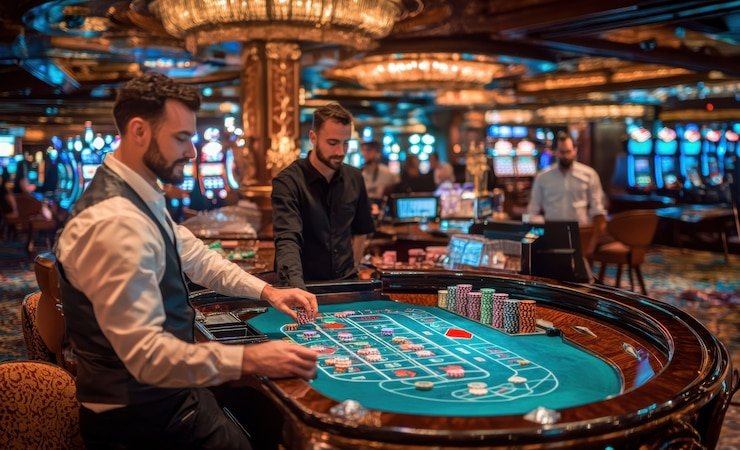 Tampilan aplikasi mobile slotasiabet88 menampilkan meja live dealer dan navigasi sportsbook